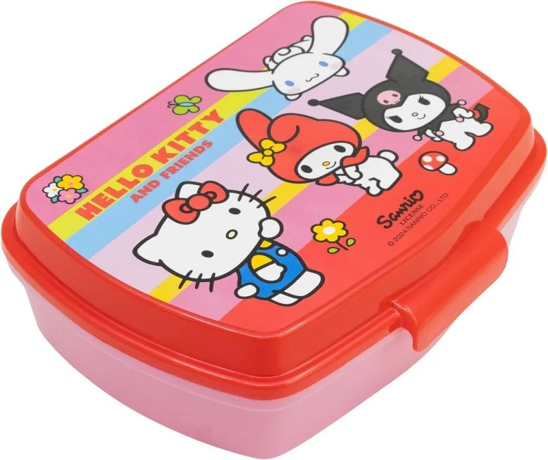 Hello Kitty and Friends funny műanyag szendvicsdoboz
