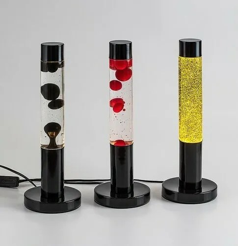 Rabalux 76027 Lavastic dekoratív lávás asztali LED lámpa, fekete