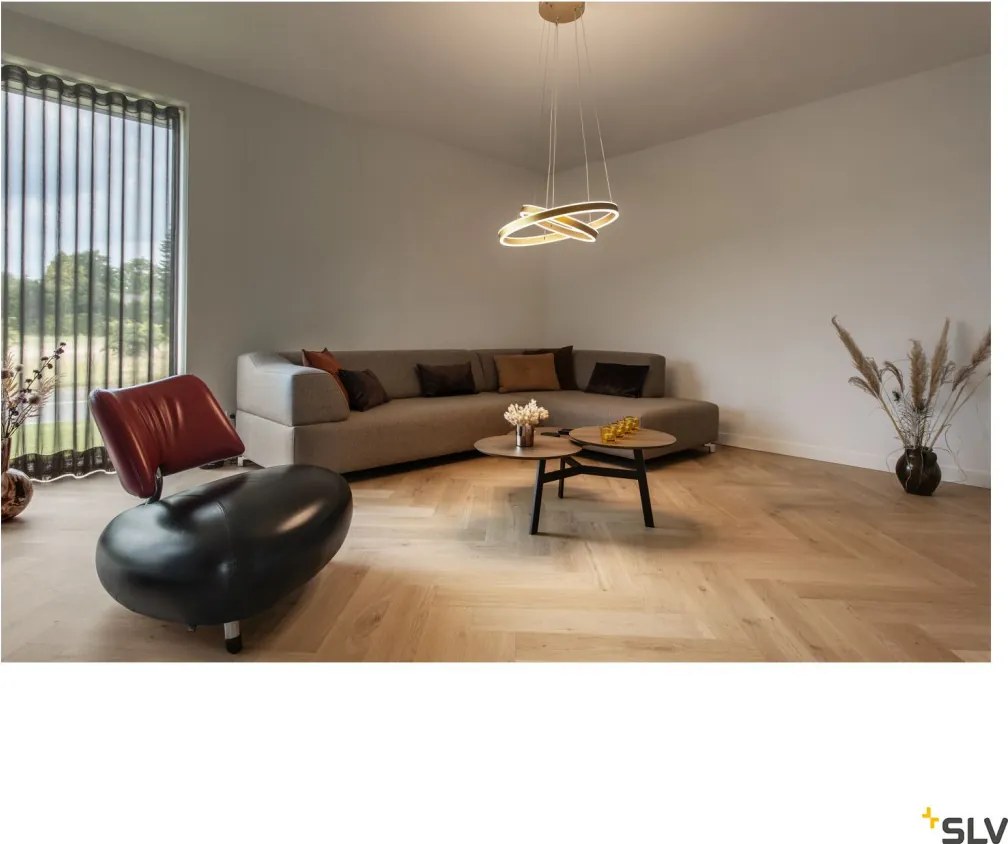 SLV 1005178 ONE Modern Led Függesztett Lámpa Sárgaréz LED IP20