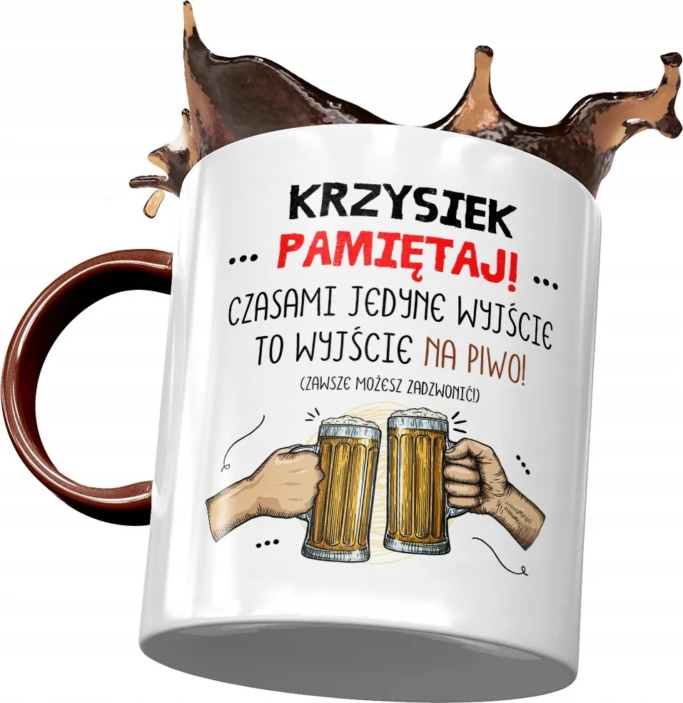 Bordó Bögre Kristóf Kollégának Ajándék Nyomtatott Fotóval