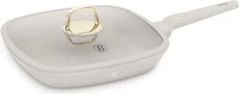 BerlingerHaus Grill serpenyő fedővel (28 cm) Sahara Collection (BH/8067WM)