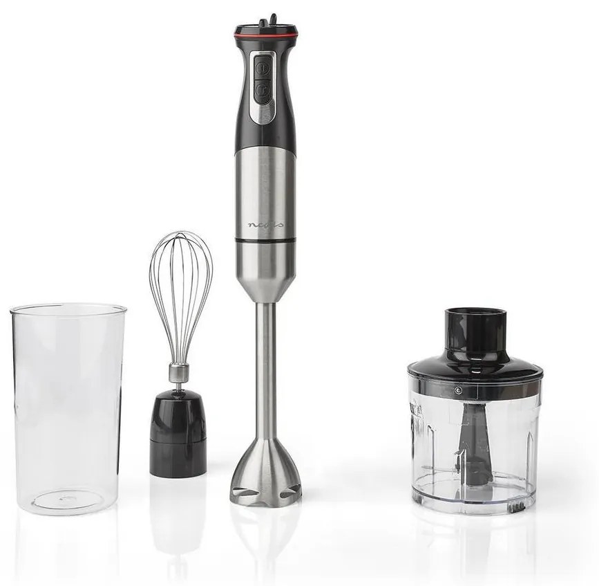 Nedis KAHB400CAL - 4in1 Kézi mixer 800W/230V rozsdamentes acél
