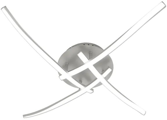 Brilagi - LED mennyezeti lámpatest STRIPES LED/32W/230V ezüst