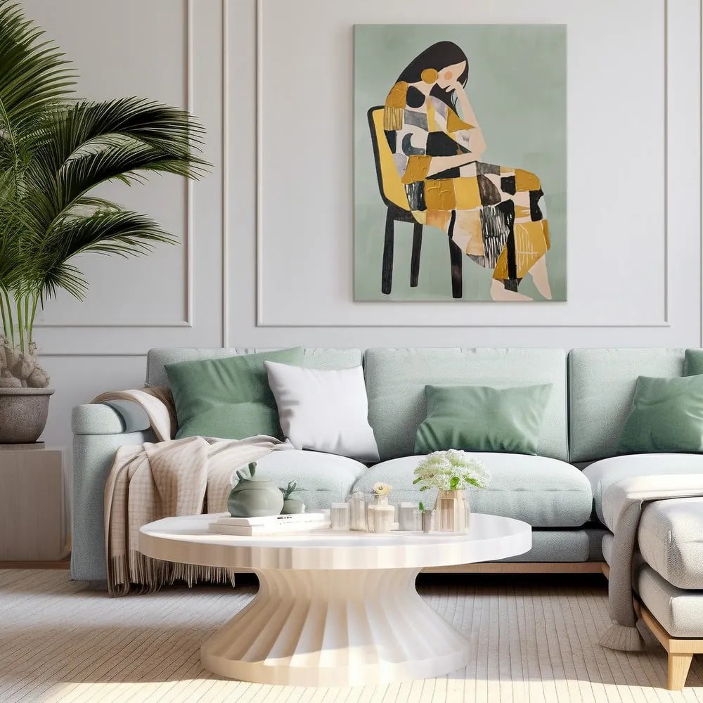 Kép kézzel festett részletekkel 70x100 cm Penelope – Styler