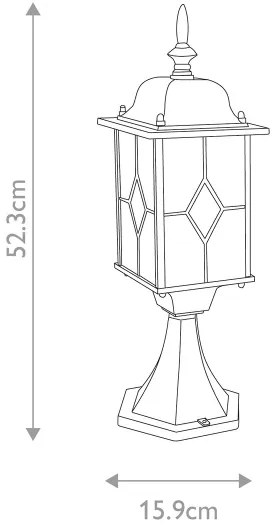 Elstead WX3 - Kültéri lámpa WEXFORD 1xE27/100W/230V IP44