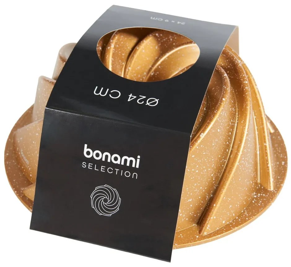 Rosa aranyszínű öntött alumínium sütőforma - Bonami Selection