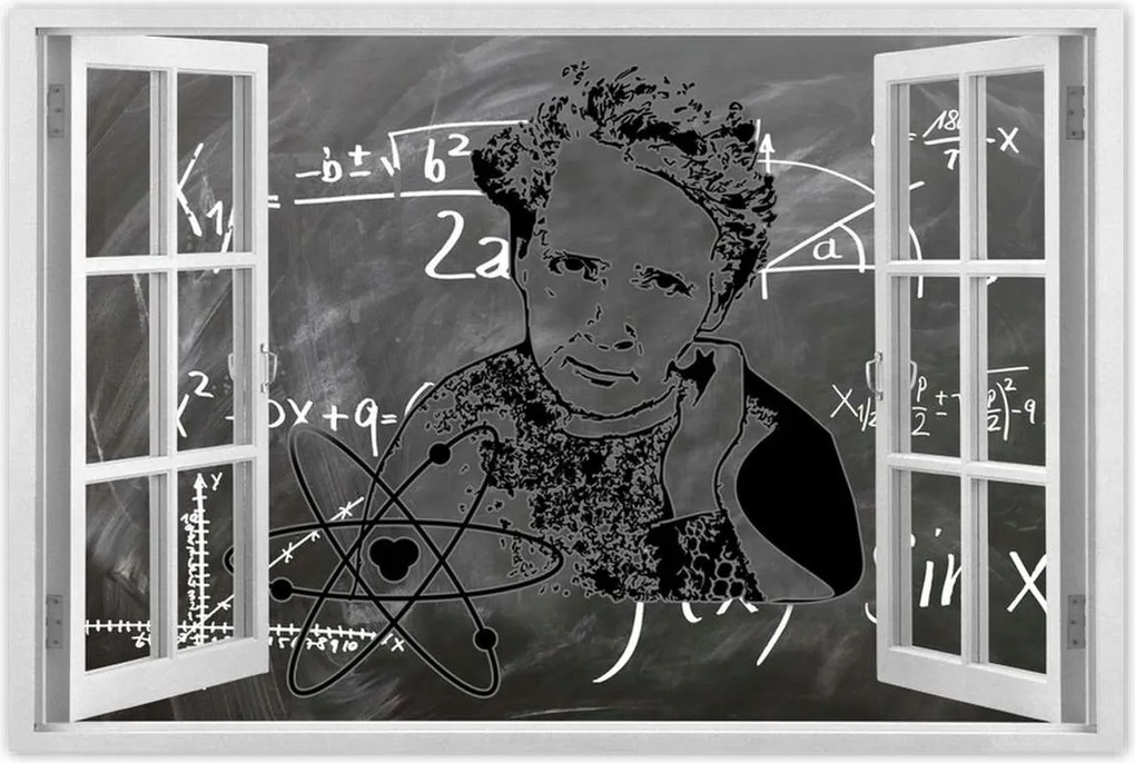 Poszterek 60x40 Maria Skłodowska Curie