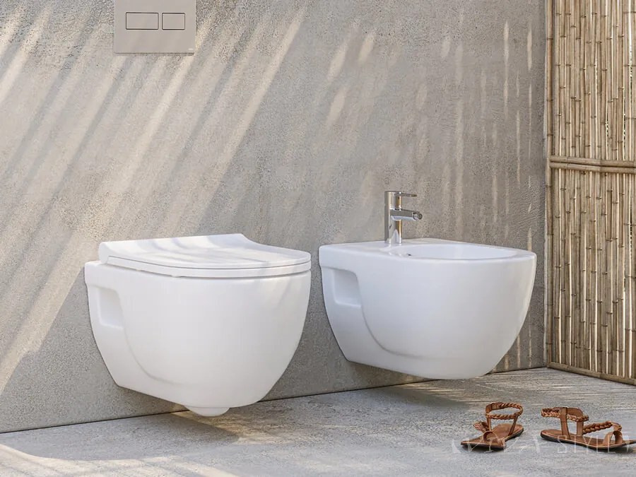 Sanovit BRILLA - fali WC - rimless - perem nélküli