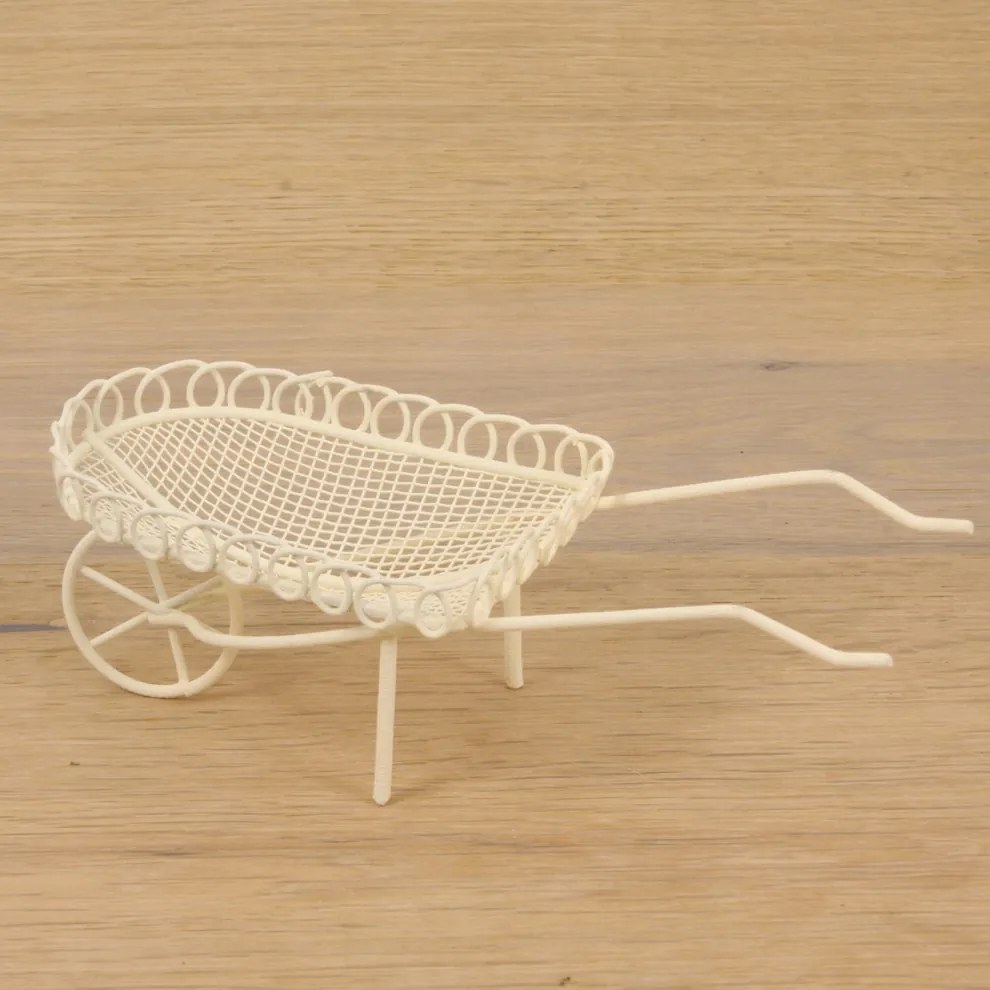 Mini Kert Talicska babakocsi, fehér 3,0cm magas