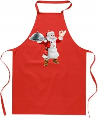 Konyhai kötény Mikulás Szakács Ajándék Karácsonyi Szakácsnak
