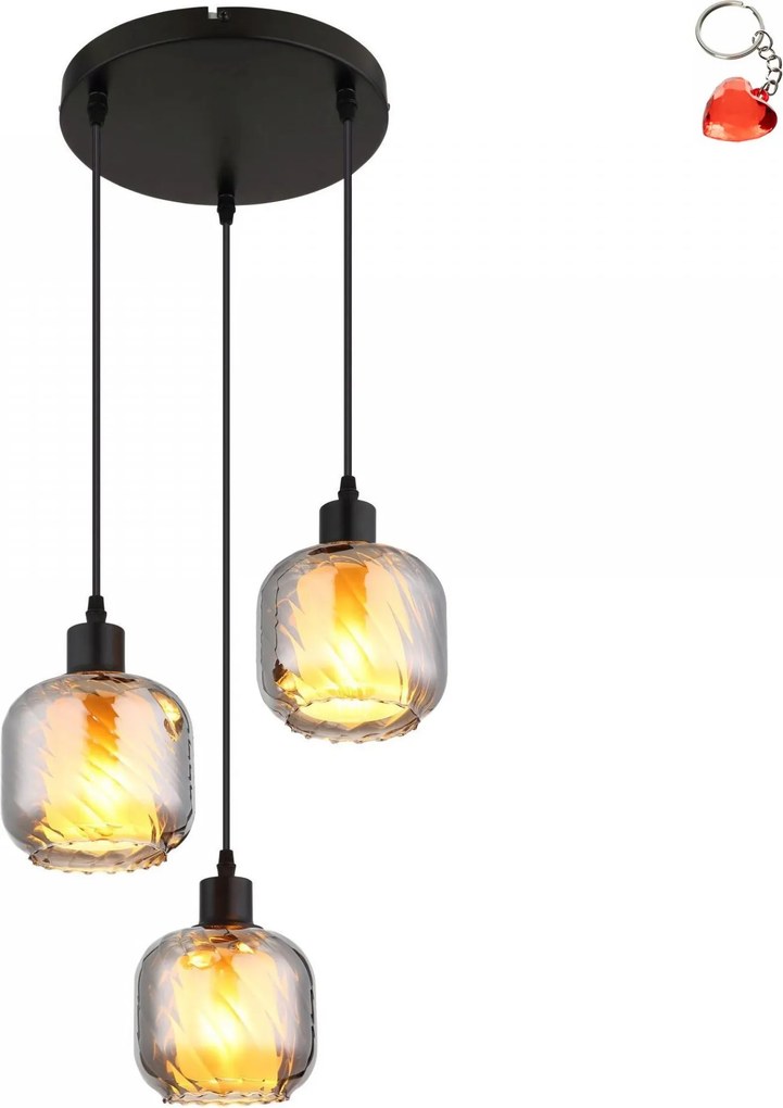 Függő lámpa Xia 15754-3H Globo