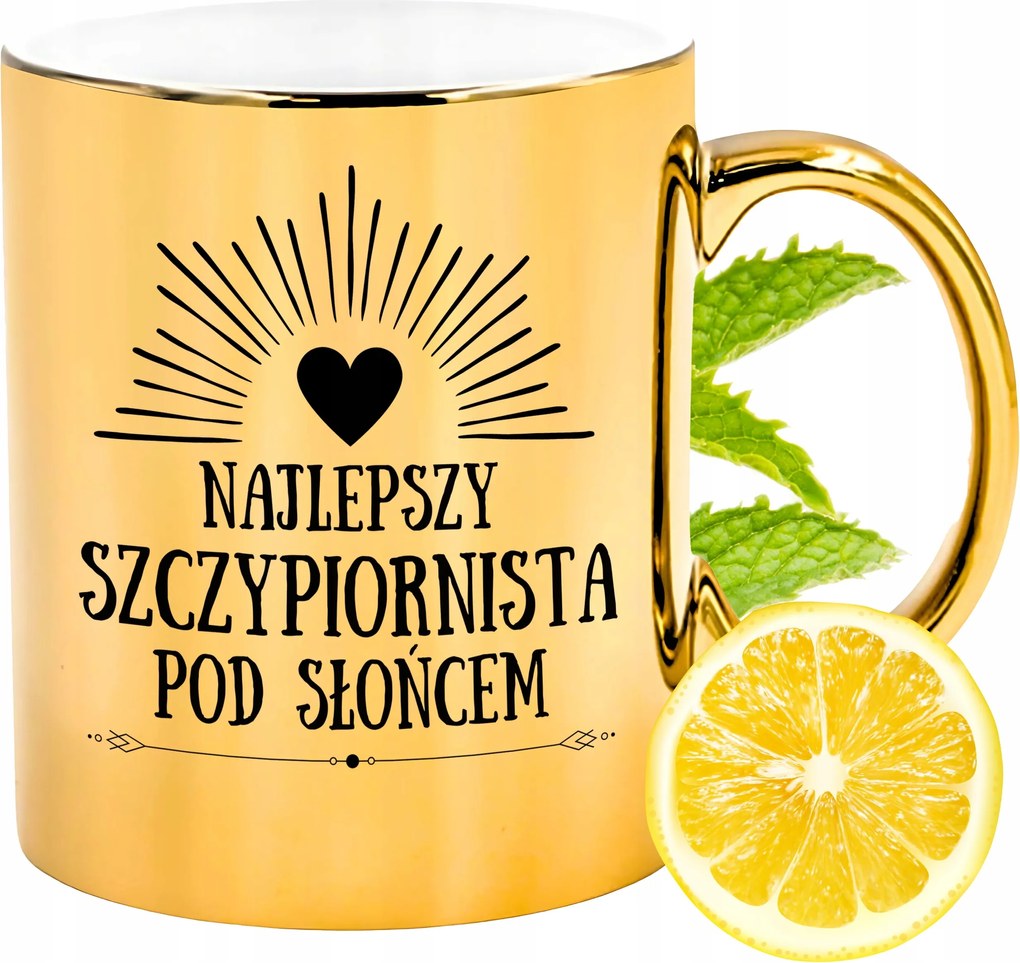 Arany Csillogó Bögre Csípős Ajándék Nyomtatott Fotóval