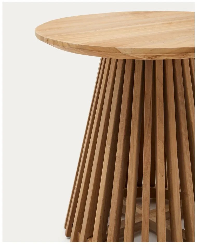 Irune teakfa tárolóasztal, ø 50 cm - Kave Home