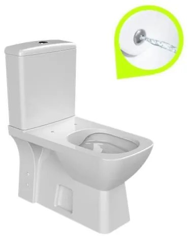 CeraStyle DURU monoblokk WC - BEÉPÍTETT bidé funkcióval -csaptelep nélkül -perem nélküli
