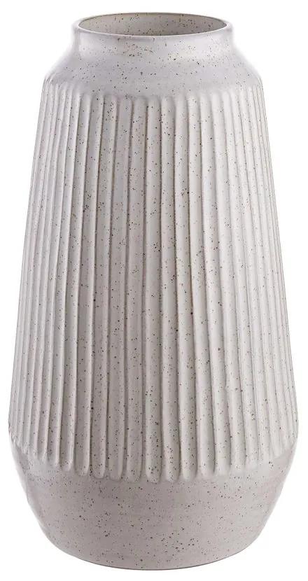 FINJA kerámia váza, fehér 31,5cm