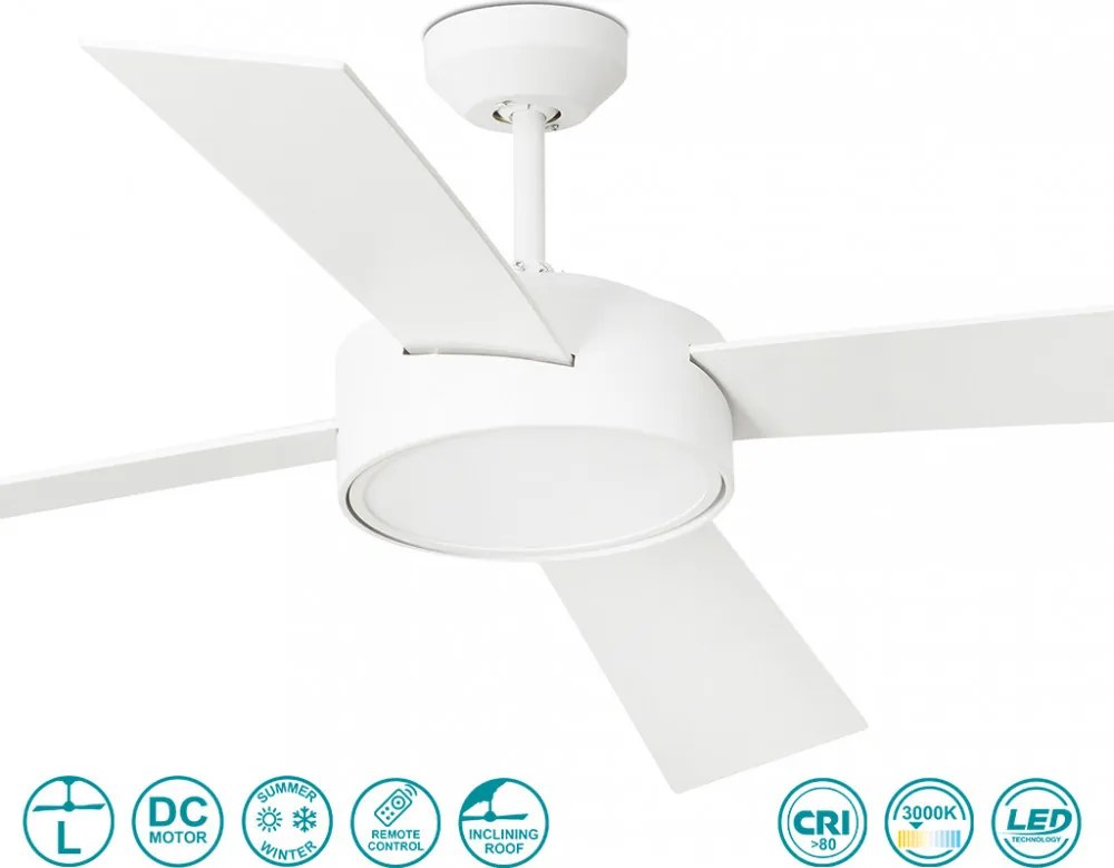 FARO 33726 HÍDRA Ventilátoros lámpa LED IP20