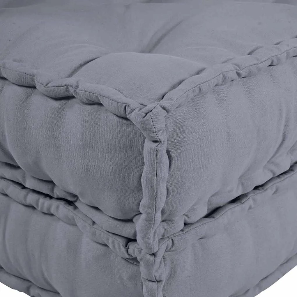 Párna 2 pcs Szürke 70 x 70 x 36 cm Poliészter