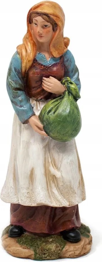 Karácsonyi Betlehem Figura 'nő Zsákkal' 20cm magas figurákhoz