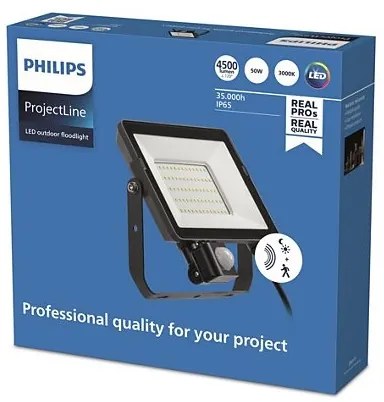 Philips - LED Kültéri reflektor érzékelővel PROJECTLINE LED/50W/230V IP65 3000K