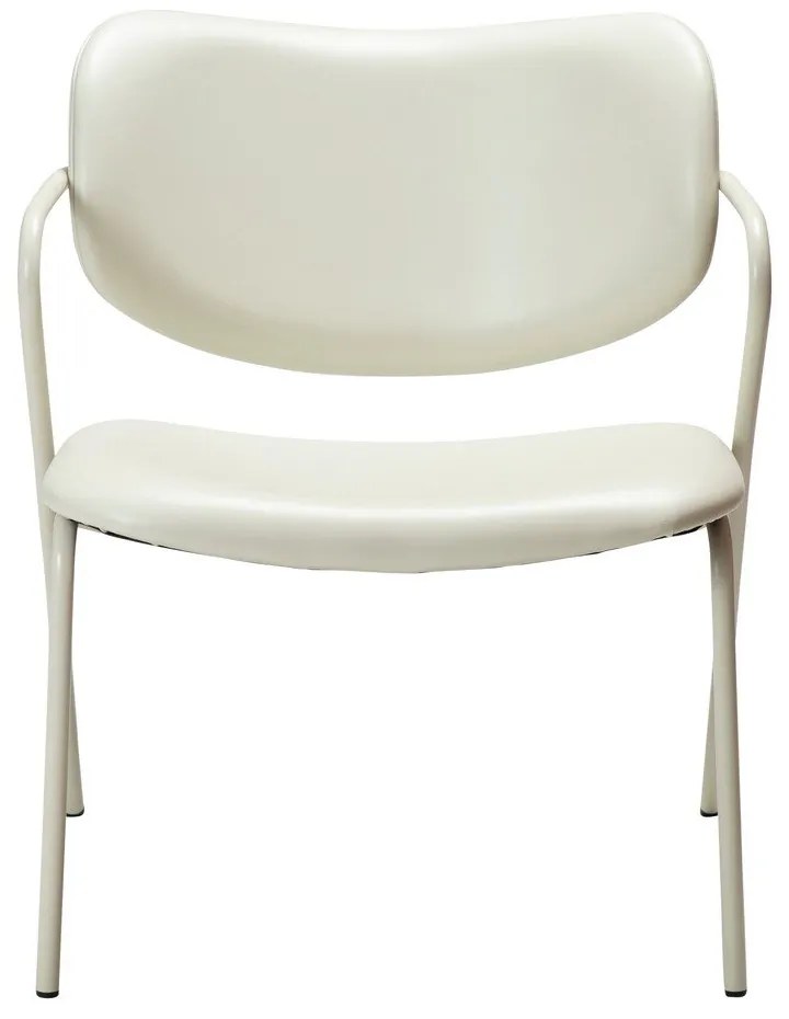 Krémszínű bőrutánzat fotel Zed – DAN-FORM Denmark