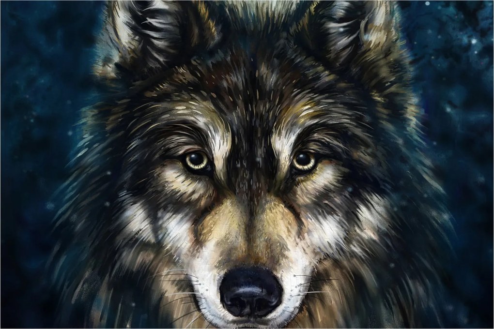 Kép - Wolf (90x60 cm)