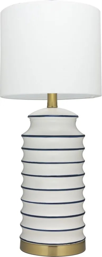 Cosmolight COASTAL T01026BR-WH Asztali lámpa 1x40W/E27 IP20