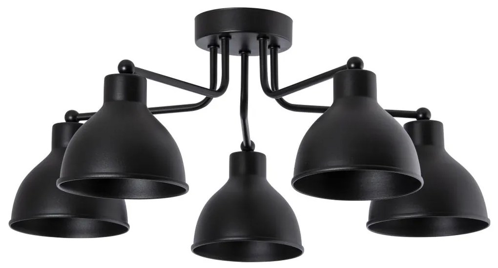 Felületre szerelhető csillár 5xE27/60W/230V