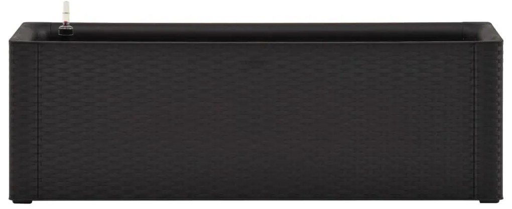 Antracitszürke kerti magaságyás öntözőrendszerrel 100x43x33cm