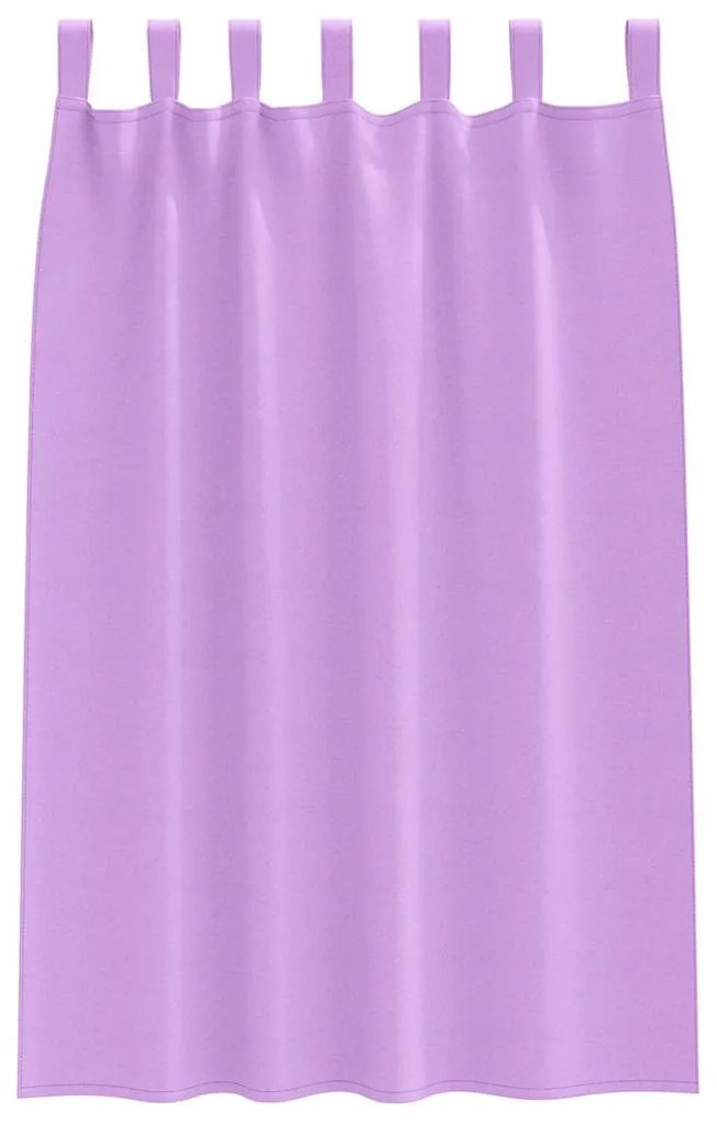 Függönyök függönyökkel 2 pcs Lila 175x140cm Poliészter
