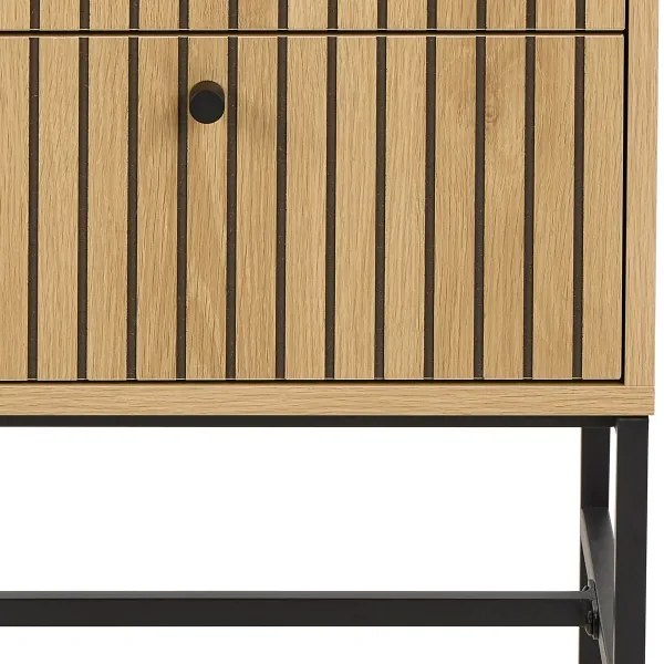 OLIVIA fiókos éjjeliszekrény, tölgy