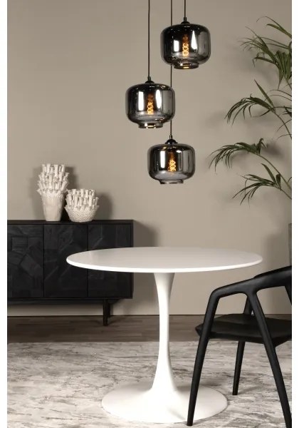 Lucide 46413/13/65 - Csillár zsinóron MEDINE 3xE27/40W/230V füstös