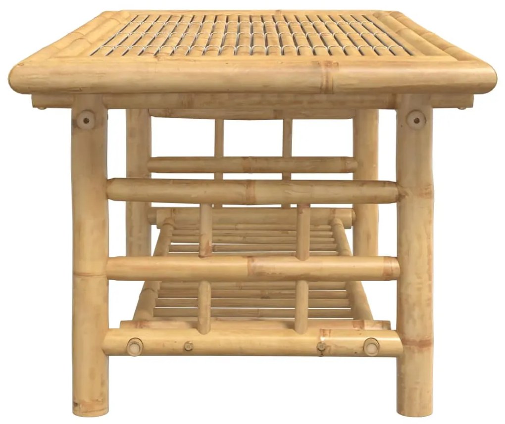 Bambusz dohányzóasztal 110x55x45 cm