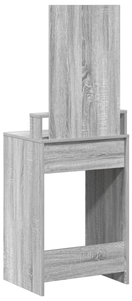 Sminkasztal Fiókokkal Szürke Sonoma 50x41x140 cm