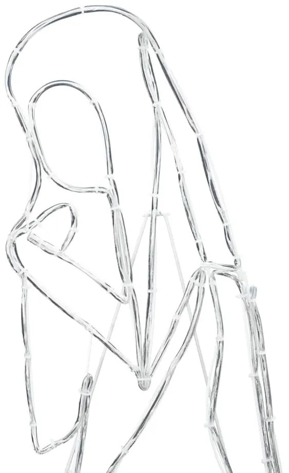 Világító Betlehemi Jelenet 550 LED-del Sokszínű 112 x 72 cm PVC