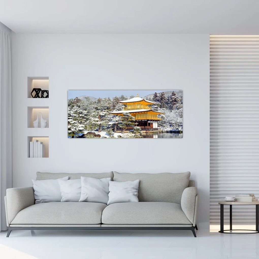 Kép - Kinkakuji, Japán (120x50 cm)