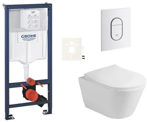 Fali WC szett Glacera Ava előtétfalas szereléshez SIKOGRSAVASASH0