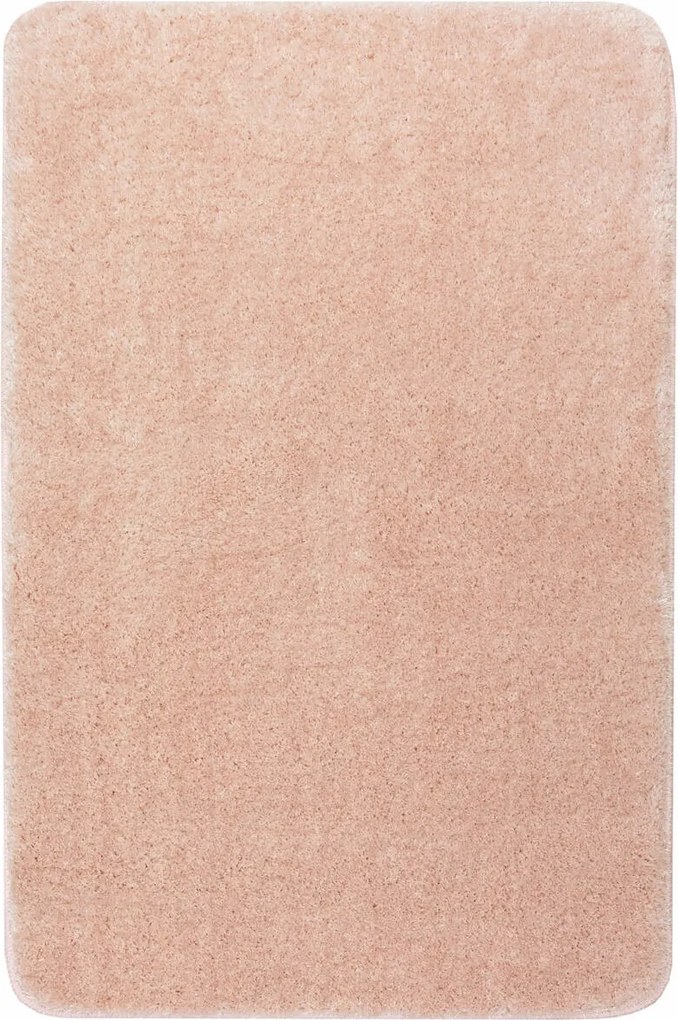 Fürdőszobaszőnyeg Csúszásgátló Púder Rózsaszín Csillogó Malmo 80x150 cm