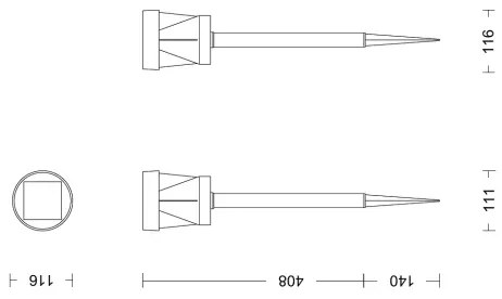 Philips - LED Napelemes lámpa AVERY LED/1,8W/3,7V 2700K IP44