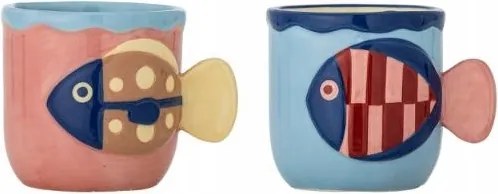 Bloomingville Willy Bögre 200 ml Halak 2 db-os bögre szett