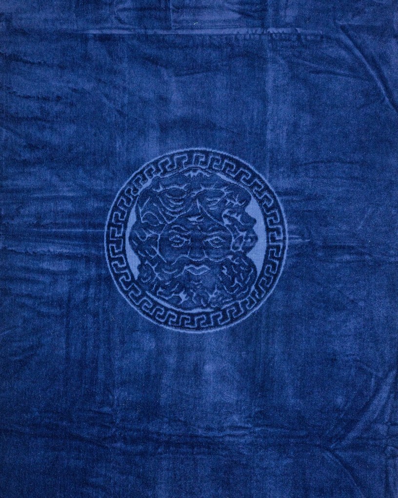 POSEIDON Strandtörölköző sötétkék 165x90cm