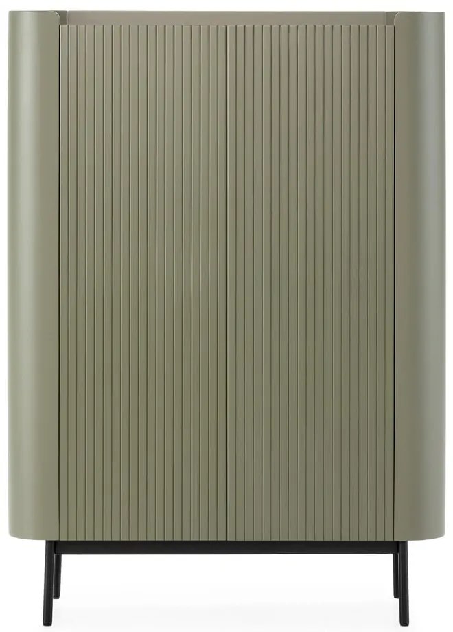 Zöld szekrény 100x140x40 cm Willa – MOME