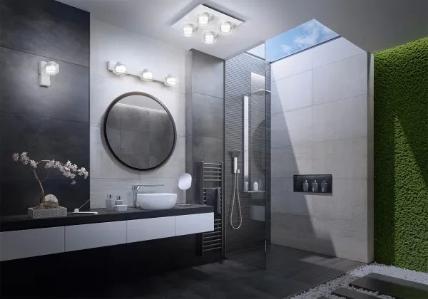 Osram - LED fürdőszobai mennyezeti lámpatest ORBIS FLAME 4xLED/5,5W/230V IP44 fehér