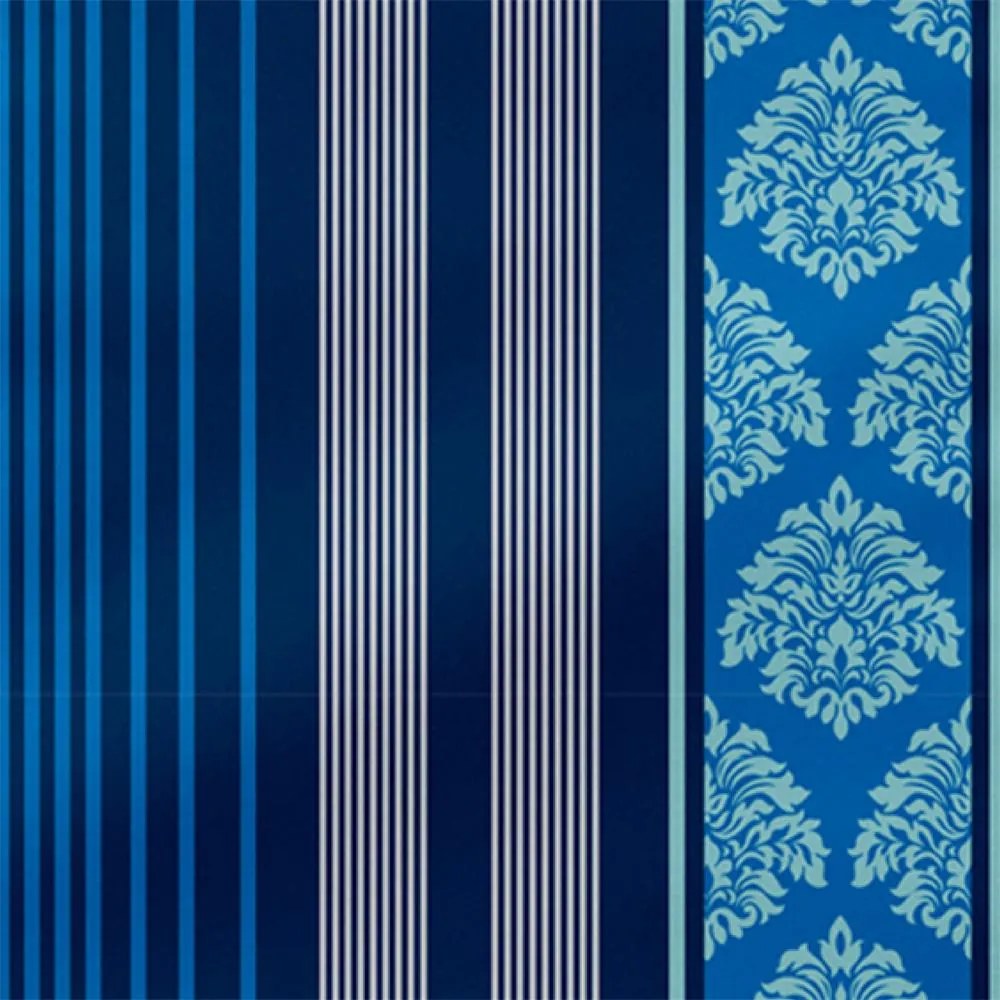 Renforcé pamut ágyneműhuzat NALA kék Ágyneműhuzat mérete: 2 db 80 x 80 cm | 200 x 200 cm
