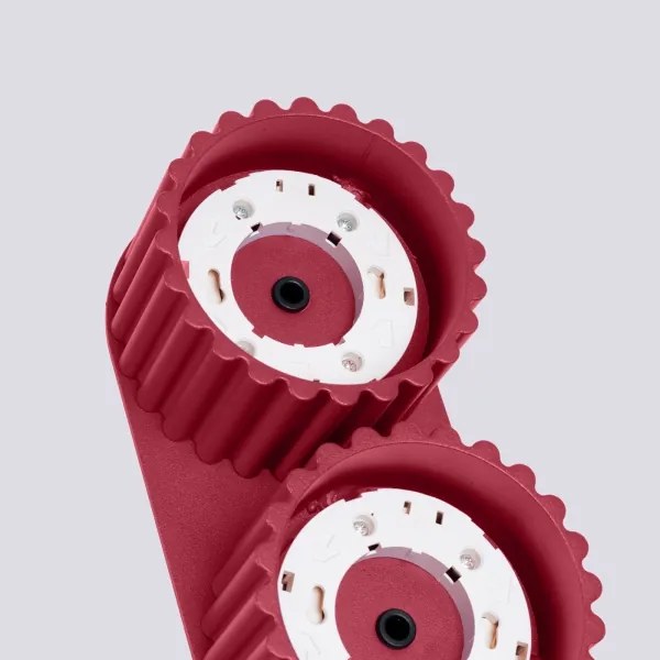 Sollux  SL.1823 - AURA irányítható spotlámpa 2xGX53/10W/230V piros