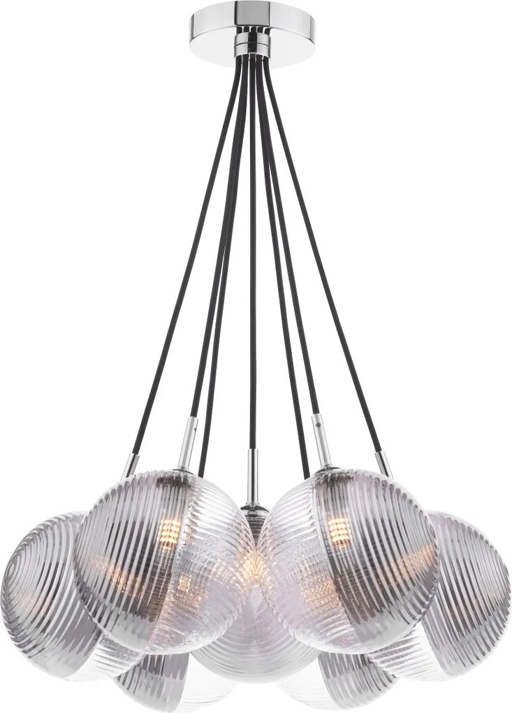 Dar Lighting modern függeszték elpis csiszolt króm darelp342-19