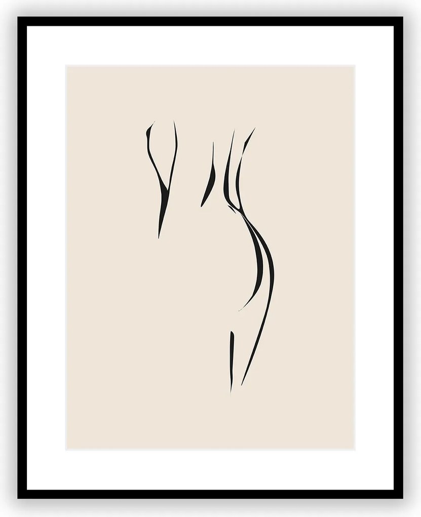 Dekoria Vászonkép Nude Line I 40 x 50 cm