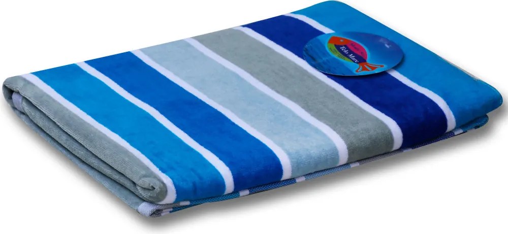 Mirage 2021 kék strandtörölköző