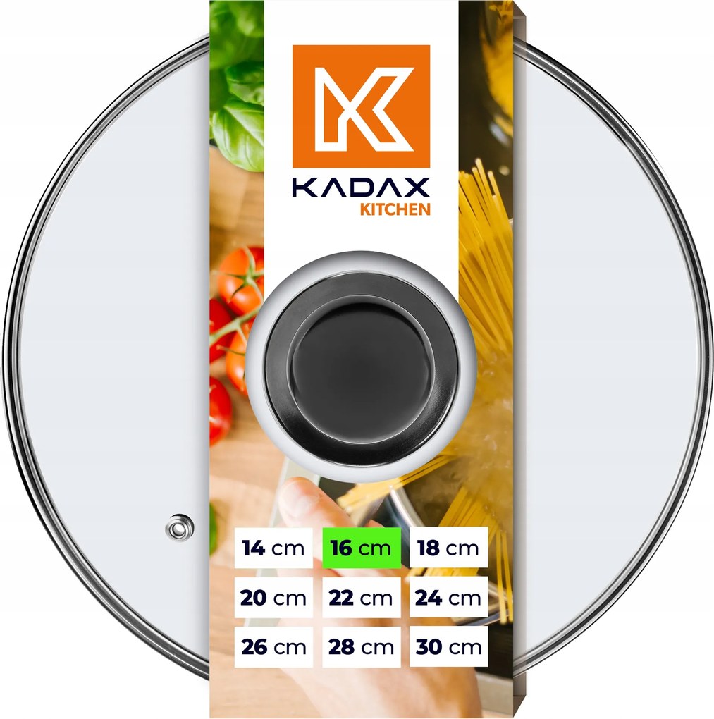 Üveg Fedő 16cm Fedő Univerzális Hőálló Serpenyő Edény