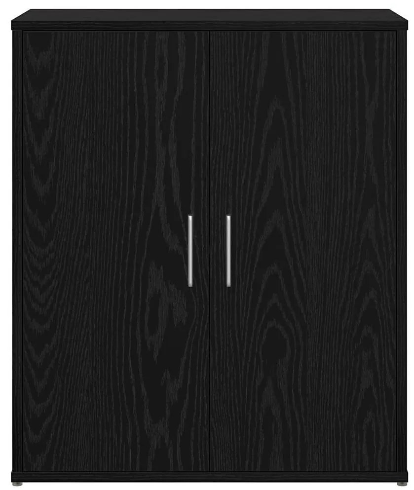 Magasfiú 2 pcs Musta tammi 60 x 31 x 70 cm Faanyag