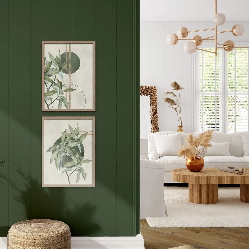 Kép szett 2 db-os 30x40 cm Green – Styler